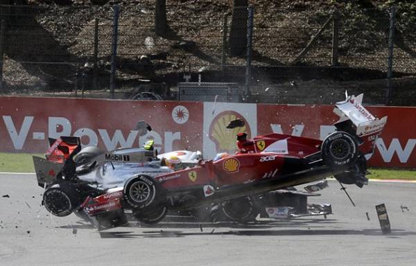 l´incidente a spa f1 2012