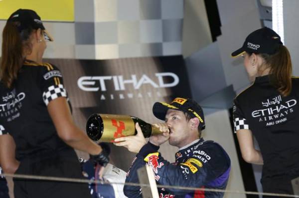 vettel podio abu dhabi